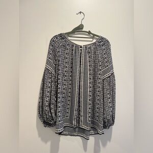 Max Studio Boho Pleat Blouse